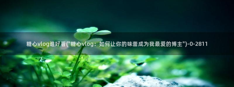 糖心vloge